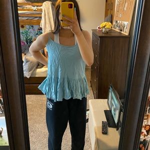 Ruffled tank top!!